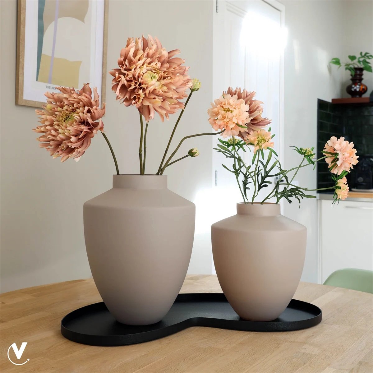 Vaas Tugela | Large | matte ivory | Ø28 x H36 cm