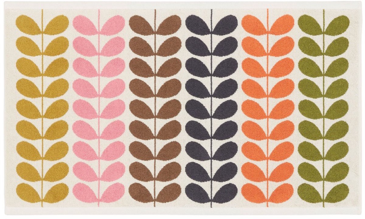 Orla Kiely Multi Stem Auburn badmat - multicolor - jacquard douchemat - 50x90 cm