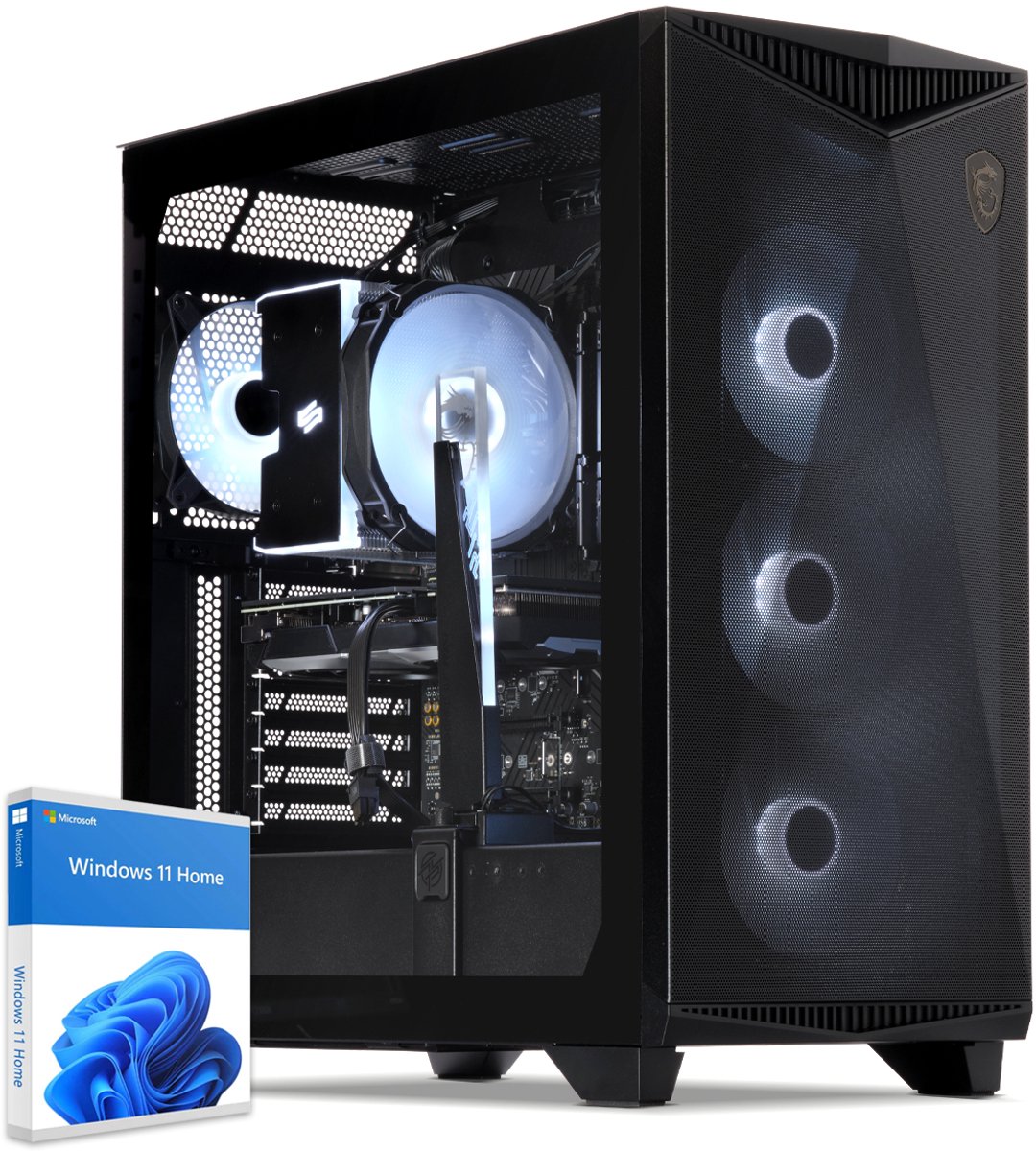 Sedatech Pro Gaming PC ATX ARGB • Intel i9-12900KF 16x 3.2GHz • Geforce RTX5070Ti • 32Gb RAM • 1Tb SSD M.2 • WiFi • Bluetooth, USB C • Windows 11 • Desktop computer