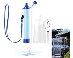 Outdoor Persoonlijk Waterfilter - Outdoor life - Waterfilter Straw - Personal Water Filter Straw - Noodsituaties - Waterfilter Survival - persoonlijk waterfilter voor kamperen - drinkwaterfilter, outdoor, camping - Schoon Water - Waterfilter Outdoor