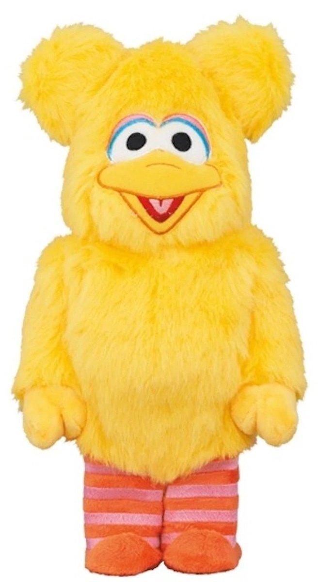 400% Bearbrick set - Big Bird (Sesame Street- Costume Version)