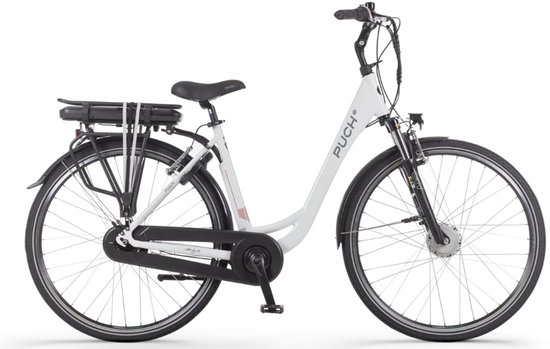 PUCH E-Folk N7 Elektrische Fiets – E-bike – Lage Instap - Framemaat 50 - Uitneembare Accu - 28 Inch - 250W Ananda Motor - 120 km Actieradius - Glossy White