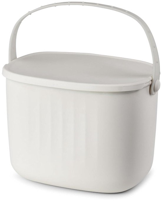 ayacatz Metalen bio-afvalemmer keuken met deksel, 6 l ayacatz Metalen bio-afvalemmer keuken met deksel, 6 l