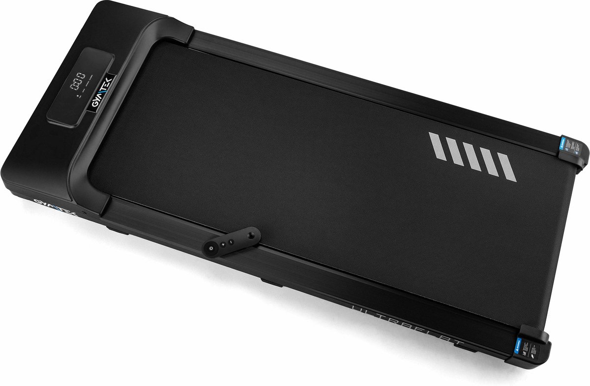 Afbeelding 3 van Gymtek® Loopband - Walking Pad - Wandelband voor Onder het Bureau - Inklapbaar - tot 8 km/h - Antislip - tot 100 kg - 2 HP - Bluetooth - XT100