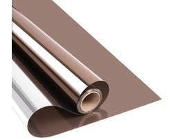 Glasfolie - Eenrichtings Privacy Raamfolie - Thuis UV-werende Spiegelfolie - Anti-UV-reflecterende glasfolie - Spiegelfolie voor overdag - N