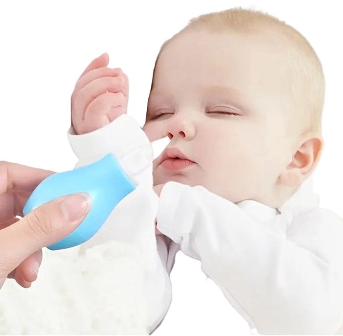 Goedkoopste Neuszuiger Baby of Kind I Neusreiniger I Neuspeer I Neuspompje I Neuspomp I Nose Cleaner I Blauw