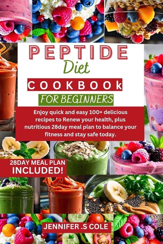 Peptide Diet Cookbook for Beginners - cover