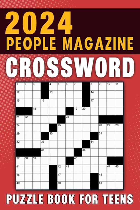 2024 People Magazine Crossword Puzzle Book For Teens - cover