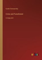 Boek "Crime and Punishment" van Fyodor Dostoyevsky, in groot formaat.
