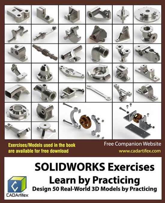 SOLIDWORKS Exercises - Learn by Practicing - cover