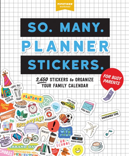 So. Many. Planner Stickers. For Busy Parents - cover