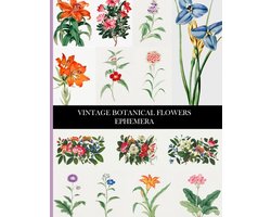 Vintage Botanical Flowers Ephemera