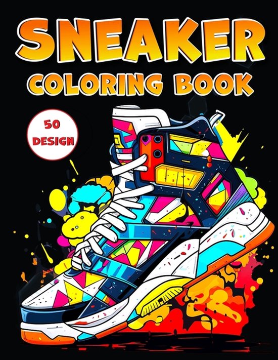 Sneaker Coloring Book - cover
