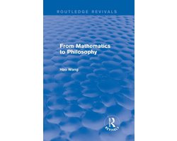 Omslag van From Mathematics to Philosophy (Routledge Revivals)