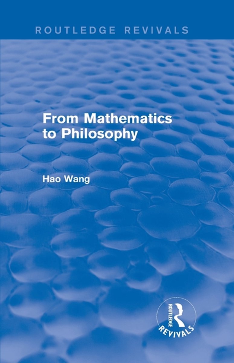 Omslag van From Mathematics to Philosophy (Routledge Revivals)