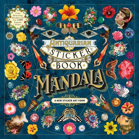 New Mags | Het Antieke Stickerboek Mandala - cover