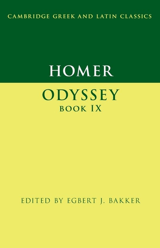 Cambridge Greek and Latin Classics- Homer: Odyssey Book IX - cover
