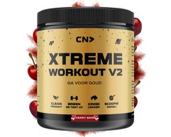 CN Supplements Xtreme Workout V2 - Cherry Bomb - Pre Workout - Met Cafeïne - 300 gram - 38 doseringen
