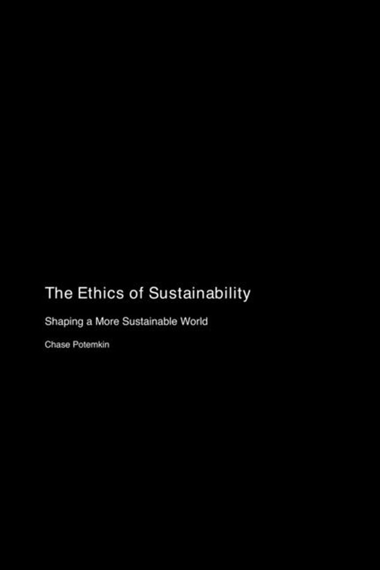 The Ethics of Sustainability - cover