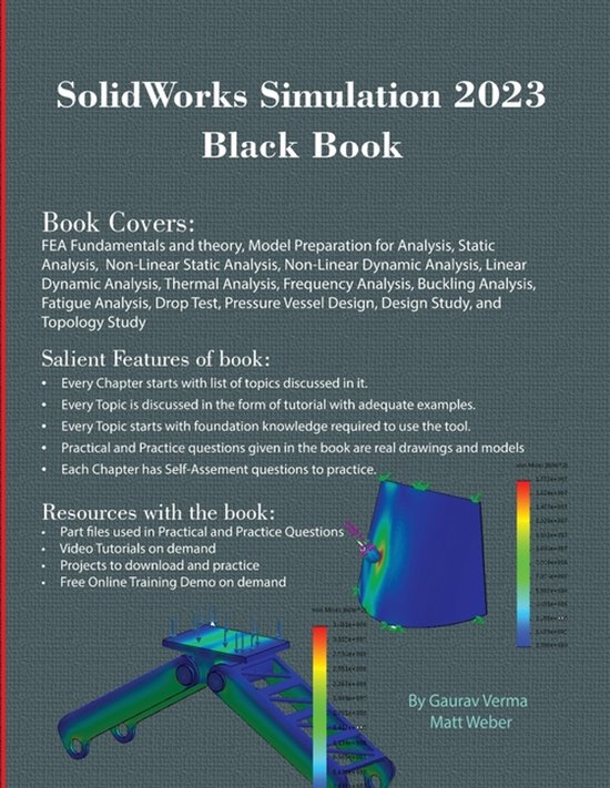 SolidWorks Simulation 2023 Black Book - cover
