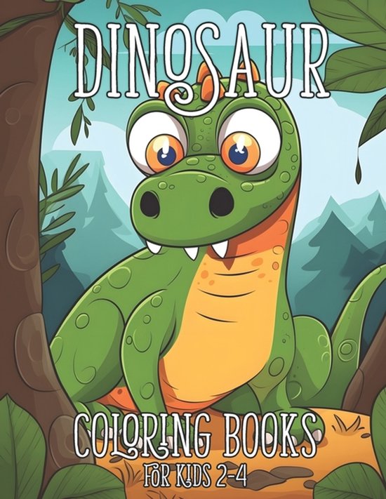 Kids Coloring Book- Dinosaur Coloring Books for Kids 2-4 - cover