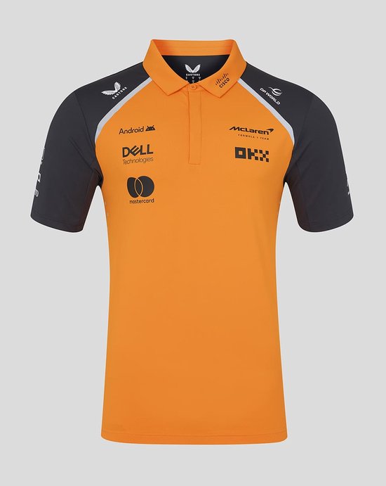 Mclaren Teamline Polo Oranje 2025 XL - Lando Norris - Oscar Piastri