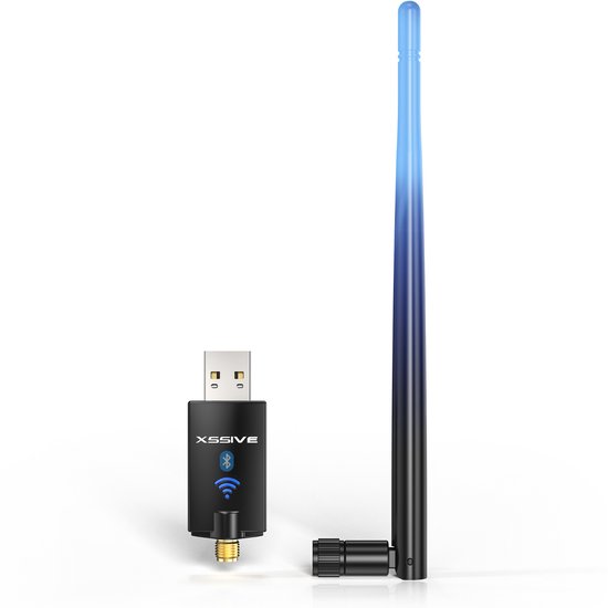 Foto: Draadloze netwerkadapter rtl8821cu 600m dual band pc lan kaart vrije driver usb bluetooth adapter snelheid 600mbps 