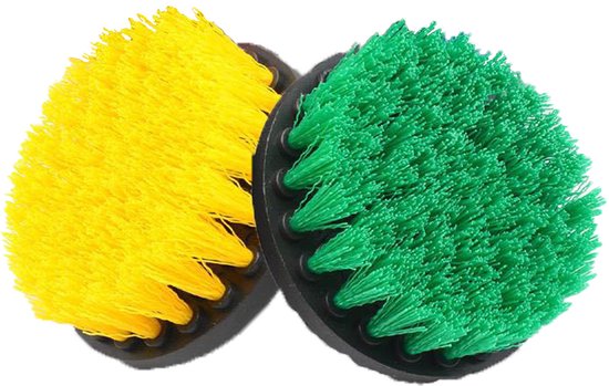 Kibani Ensemble de brosses pour perceuse 25 pièces par 2 - tampons à récurer - brosse à récurer - brosse pour perceuse - brosse à récurer - brosse pour perceuse - brosse de nettoyage - brosse de nettoyage - nettoyeur de tapis - ensemble de brosses