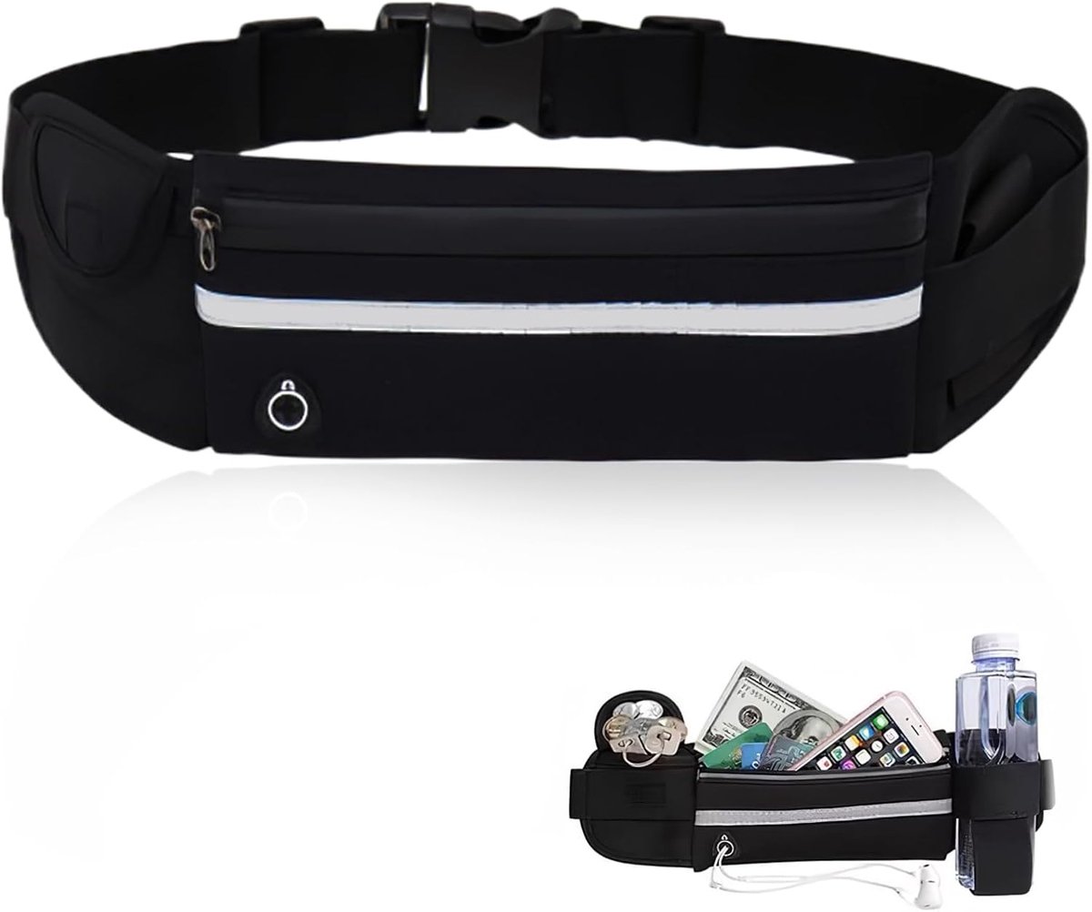 Sac Banane Ceinture De Course – Étanche, Léger (70 G), Fluo, Pour Téléphone Et Clés