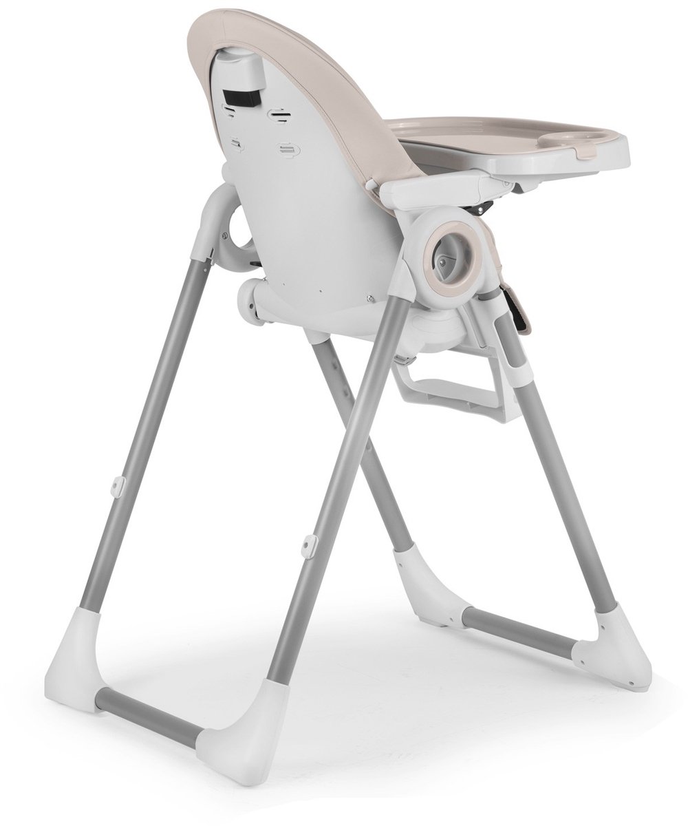 Kinderstoel met tafel, Belo ligstoel, grijs + speelgoedstang