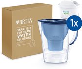 BRITA Waterfilterkan Marella Cool - 2.4L - Blauw - incl. 1 MAXTRA PRO Pure Performance Waterfilter – Past in de koelkast - Filter drinkwater van kalk, chloor, PFAS, herbicide, pesticide en meer*