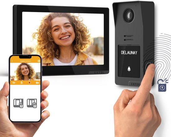 Extel Digital Connect intercom met camera - toegang beheren - Extel - €276,51