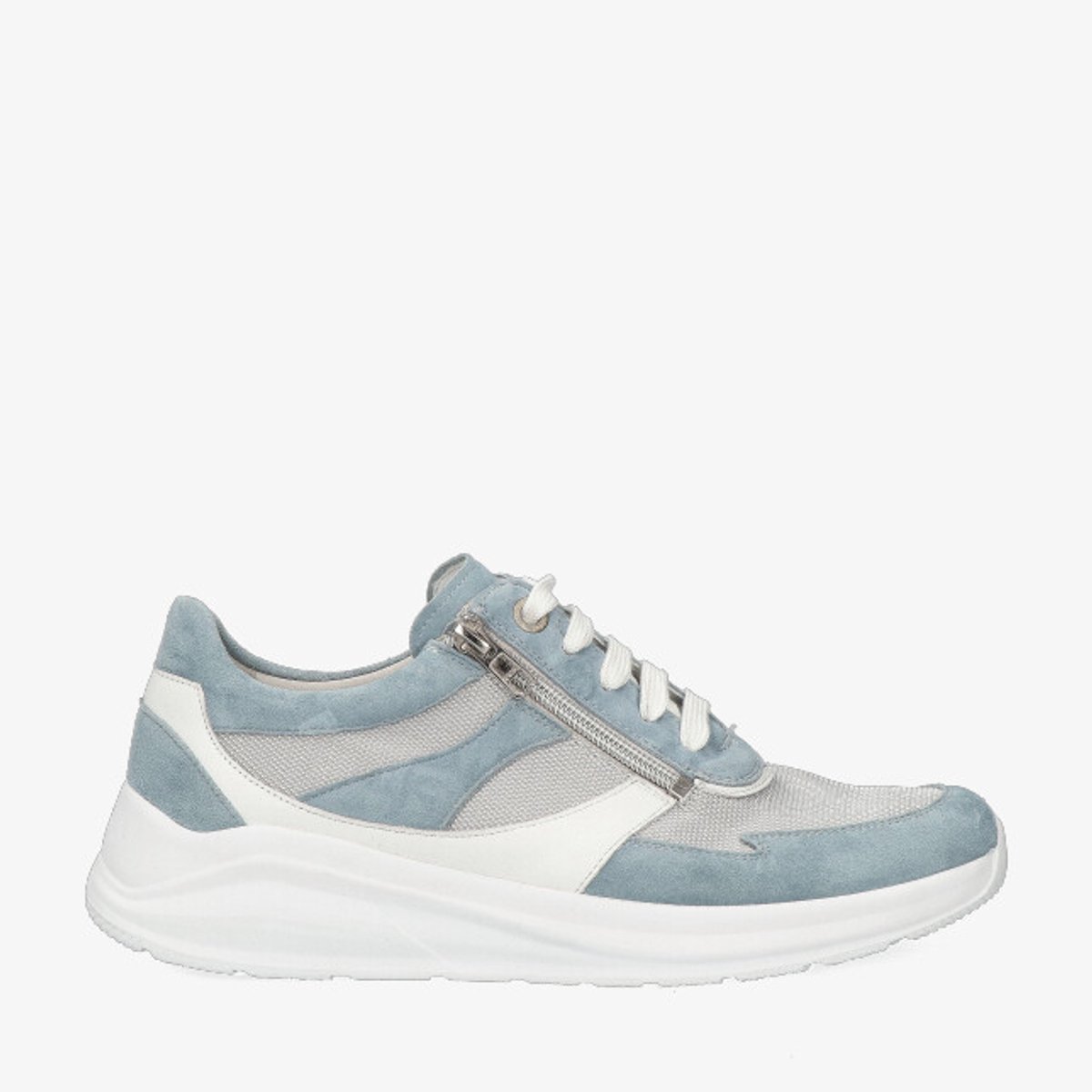 Solidus Kitty blauw wit sneaker K (Maat - 4,5, Kleur - Blauw)