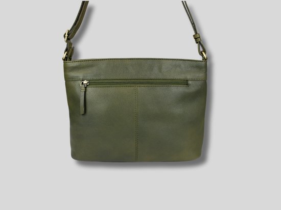Sac bandoulière en cuir Ella Olive - Lioné
