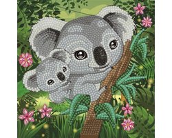 Crystal Card Kit | Diamond painting Koala Hugs