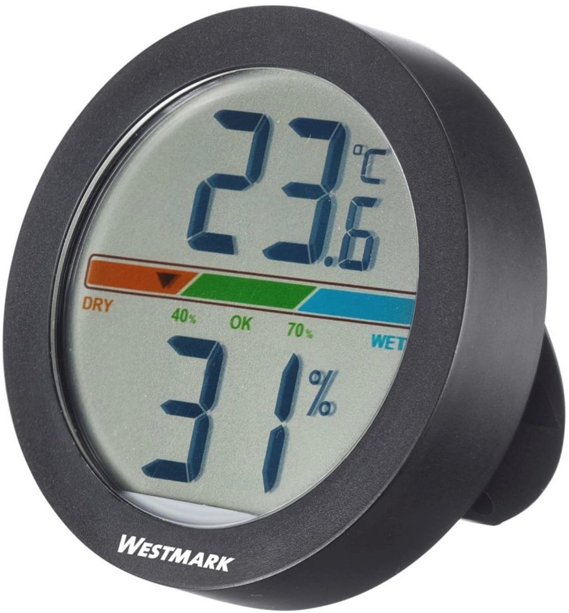 Thermometer en Hygrometer voor Binnen – Nauwkeurige Temperatuur- en Vochtigheidsmeter voor Wijnkelders, Kassen en Koelkasten – LED-Display