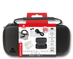 Freaks and Geeks - 7-in-1 Accessoire Set voor Nintendo Switch 2 - Hoes, Beschermglas, Koptelefoon