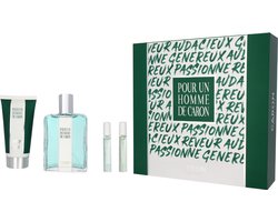 Caron Pour Un Homme De Caron Giftset 210 ml - Edt Spray 125ml/Shower Gel 75ml/Le Matin Travel Spray 5ml/Le Soir Travel Spray 5ml