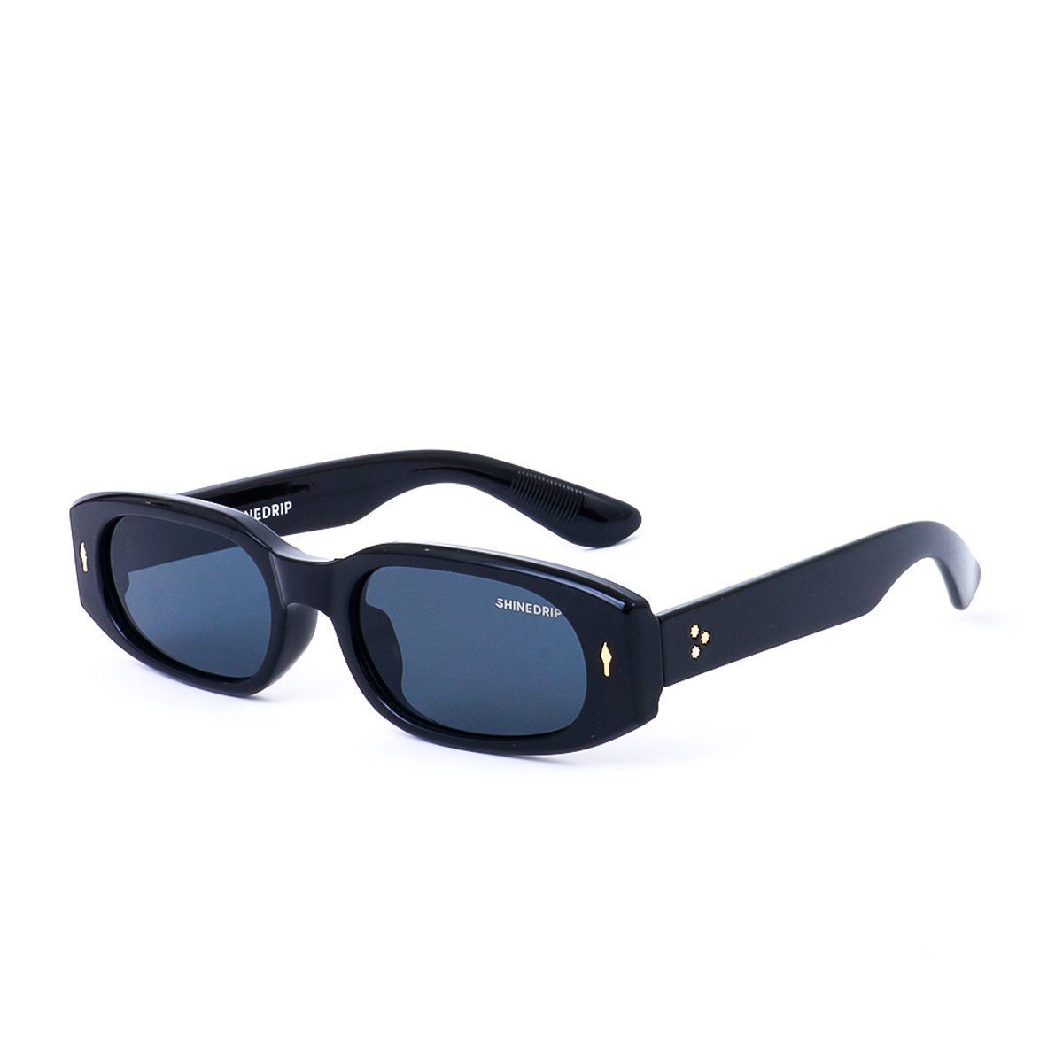 Shinedrip Amsterdam- Lumina Black- Zwarte zonnebril- Sunglasses- unisex- Dames en Heren