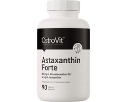 Supplementen - Astaxanthine Forte - 5% Natuurlijke astaxanthin olie - 80 mg - 90 Capsules - OstroVit
