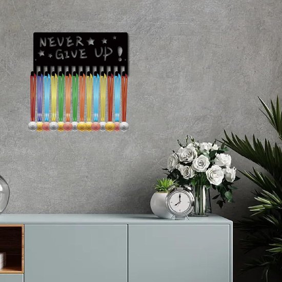 Witte Medaille Hanger Display Met Plank Gemakkelijk