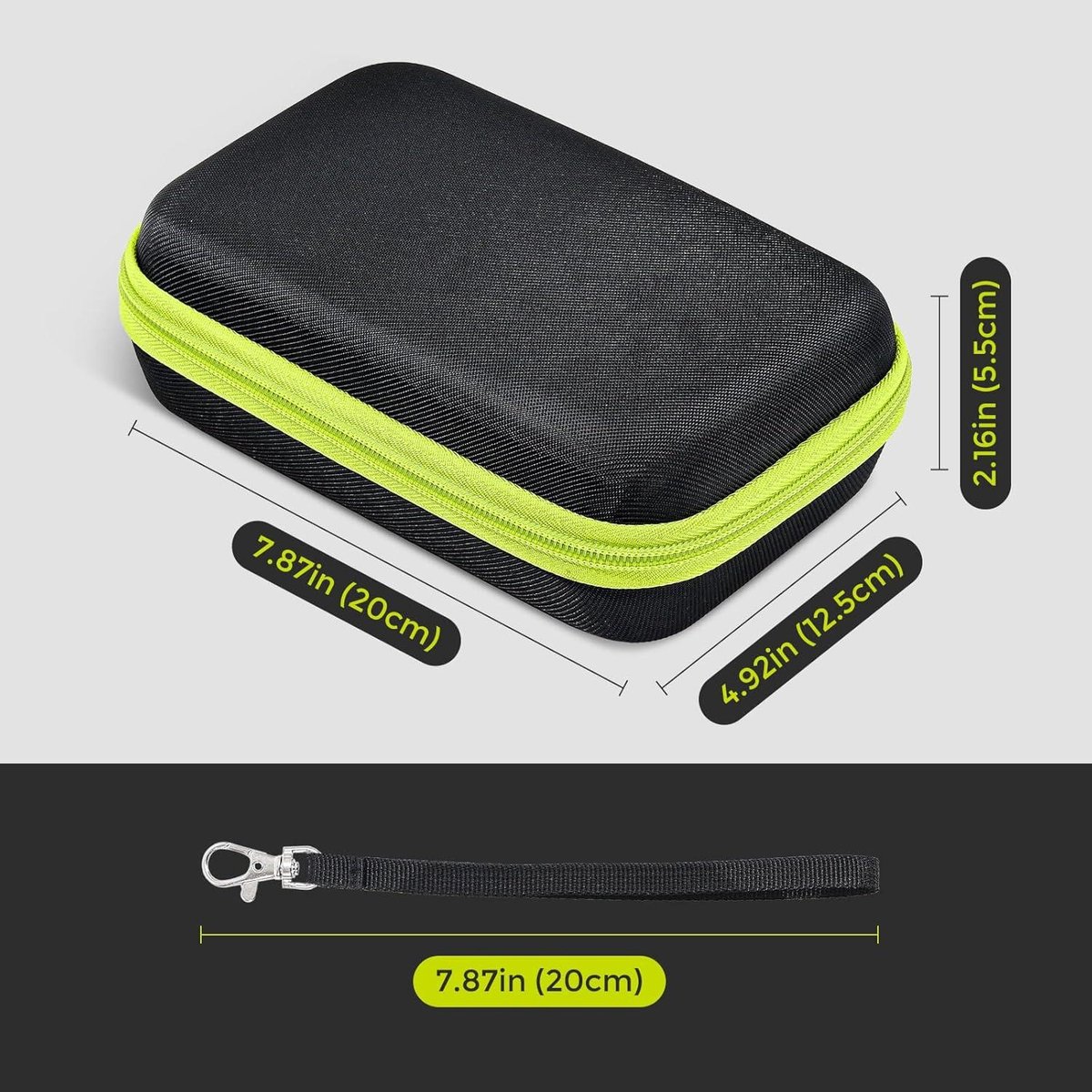 GUBEE Portable Dur Voyage Cas Sac étui Pour Philips Tondeuse Barbe Series 5000/3000