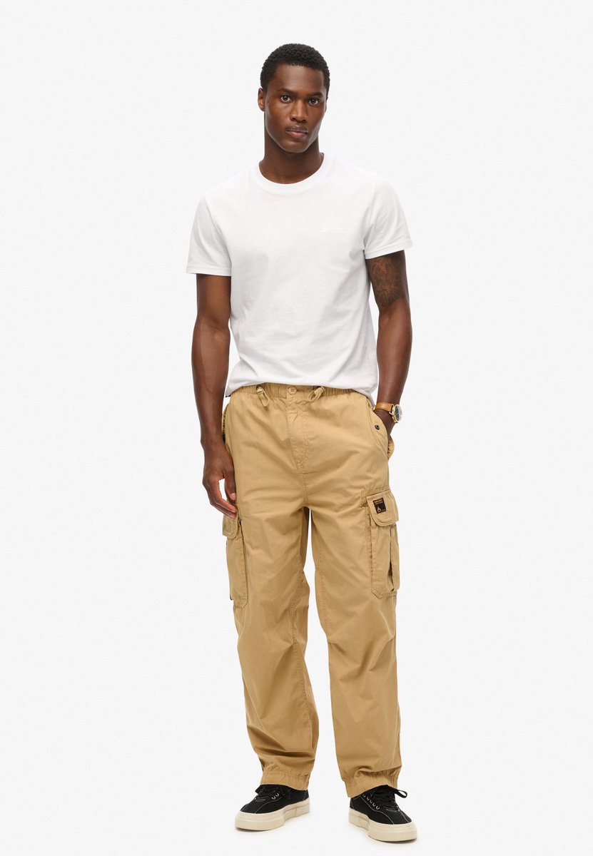 Superdry Baggy Parachute broek Heren Broeken Beige