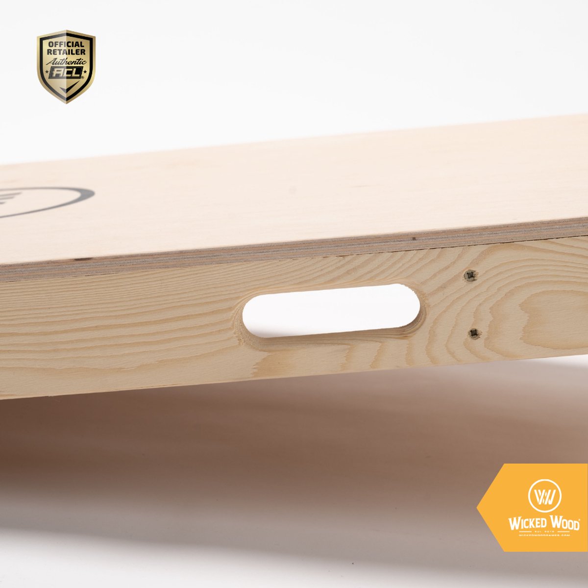 Wicked Wood Games – Cornhole Starting Kit – 90x60 cm – Inclusief 1 Board en 8 Zakjes – Officiële ACL Licentie — afbeelding 7