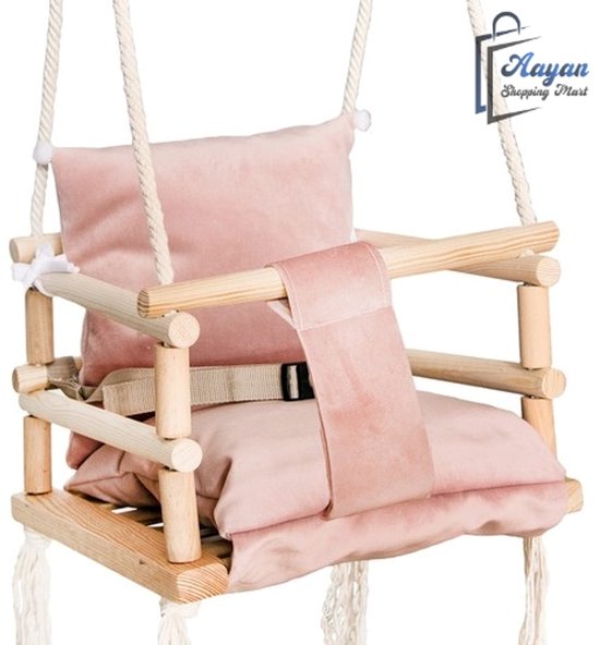 Hangstoel met frame voor binnen en buiten | Crème kleurige