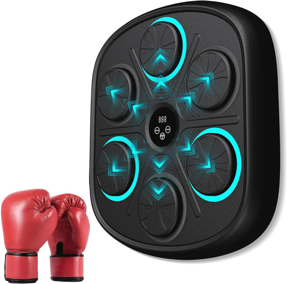 Slimme Muziek Bokmachine voor Thuis - Bluetooth Bokstraining met LED Display - Geschikt voor Volwassenen en Kinderen