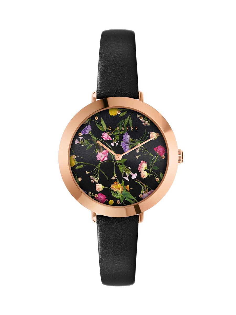 Ted Baker Ammy Fashion Tb Fashion Kwarts Analoog Horloge Zwart Case: 100% Stainless Steel | Armband: 100% Leather 34 BKPAMS302W0, BKPAMS304W0