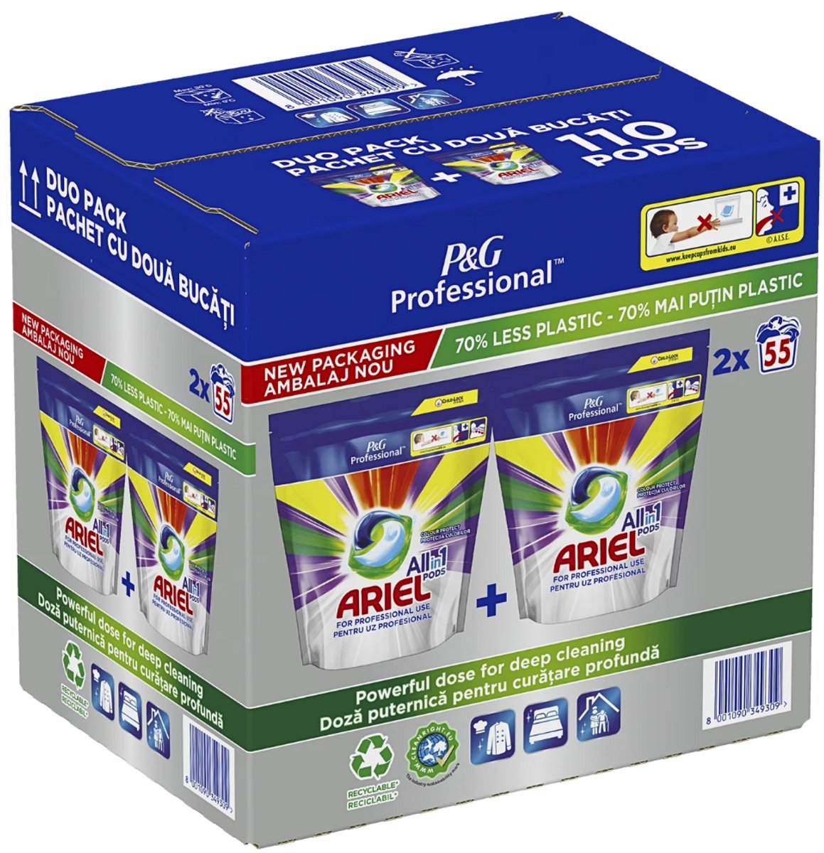 Goedkoopste Ariel - Color - Professional All-in-1 Wasmiddel Pods - Krachtige Reiniging - 110 Wasbeurten