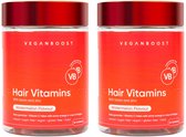 2x Veganboost Hair Vitamins Watermeloen 60 gummies