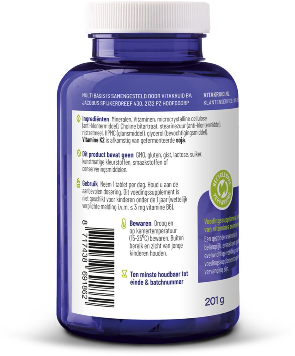 Goedkoopste 2x Vitakruid Multi Basis 90 tabletten